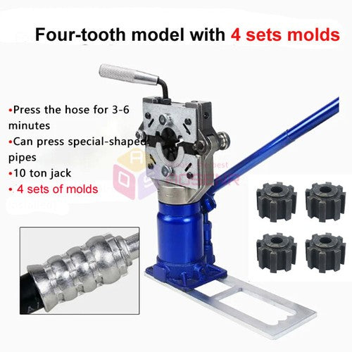 ya 26 8.1 Clamshell Vehicle Air Conditioner Hose Crimper Manual Pipe Pressing Machinee