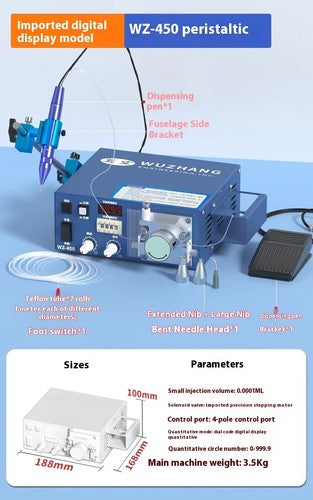 ya 26 8.1 Peristaltic Dispenser Fast Drying Glue Dropper MT410 Instant Drying Glue Inke