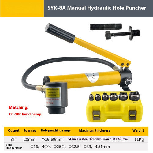 ya 26 8.1 SYK-8A Stainless Steel Hydraulic Hole Opener Drilling Machine with Moldso