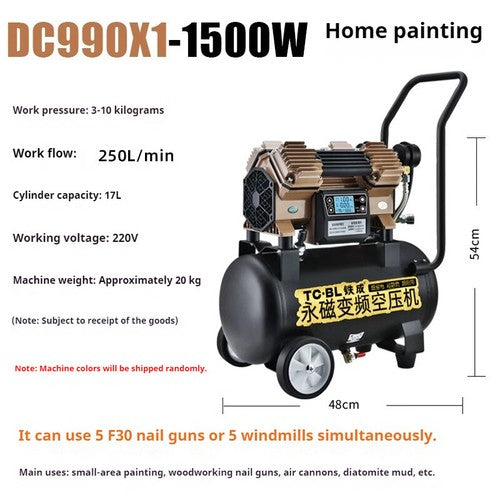 ya 26 8.1 Small Air Pump Variable equency Inverter Compressor Portable Oil-ee Muter