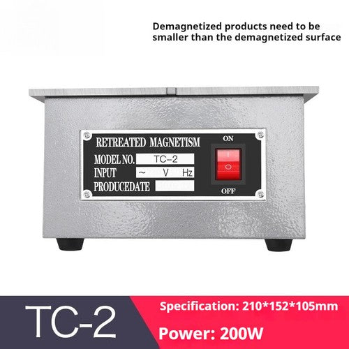 ya 26 7.28.2 Tc-1 Small Powerful Demagnetizer Tc-2 Metal Mold Plane Demagnetizing Machinec