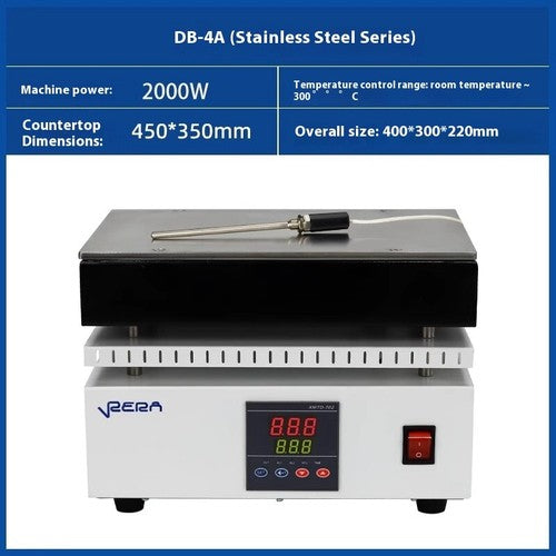 ya 26 8.1 Electronic Hot Plate Heating Table Platform Digital Thermostat Stainless Steelm