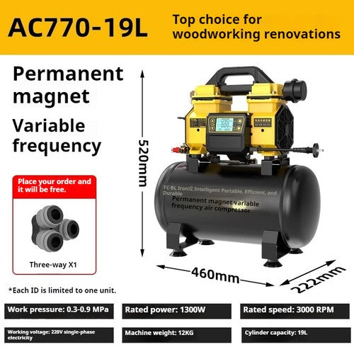 ya 26 8.1 Small Air Pump Variable equency Inverter Compressor Portable Oil-ee Mutev