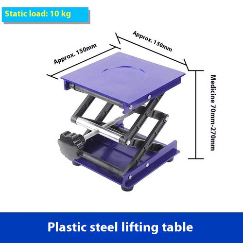 ya 26 7.28.2 Stainless Steel Aluminum Oxide Lift Table Leveler Small Manual Platform Lifterr