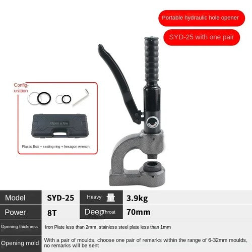 ya 26 7.28.2 Portable hydraulic tapper SYD-25 bridge tapper sink punch line slot tapper moldf