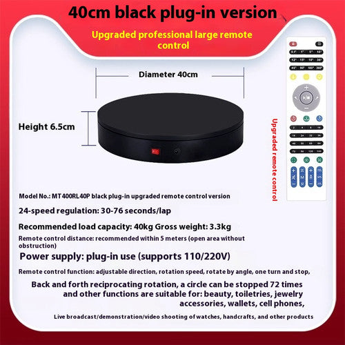 ya-26-7.28-Automatic-Turntable-Display-Table-Remote-Control-Speed-Plug-in-Chargingn