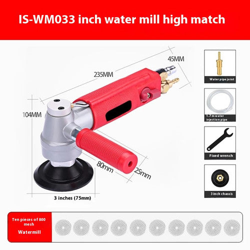 ya 26 7.28.2 3 in./4 in. Water-filled Pneumatic Water Grinder Pneumatic Water Grinderh