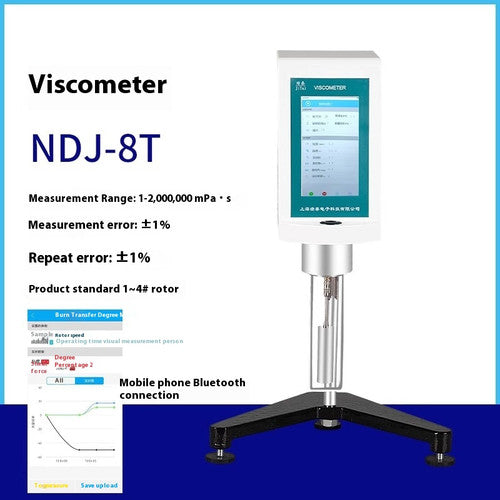 ya 26 8.1 Touch S n Stepless Speed Digital Display Rotatio l Viscometer Testerd