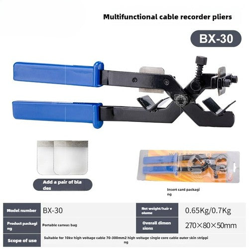 ya 26 7.28.2 Wire Stripper Peeling Knife, Suitable for Cables and Semiconductors, Depth 15mmd