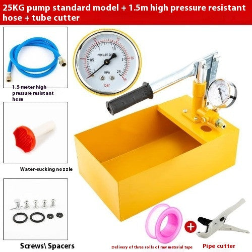 ya 26 8.1 Manual Pressure Test Pump Press PPR Aluminum Water Pressure Tester Test Pumpe