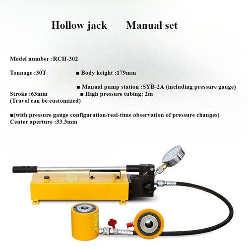 ya 26 7.28.3 Separate Hydraulic Jack Single-acting Hollow Jack Through The Core Manuallyb