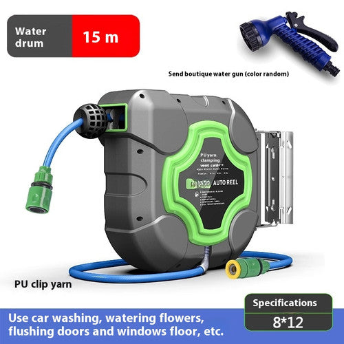 ya 26 8.1 Automotive Air Hose Reel Irrigation Hose Auto Retractable Water Collector Hosec