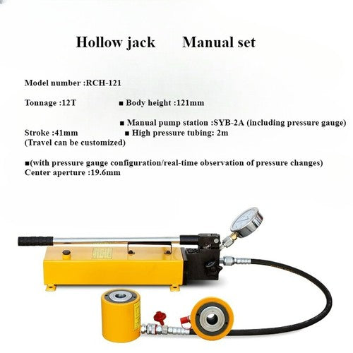 ya 26 7.28.3 Separate Hydraulic Jack Single-acting Hollow Jack Through The Core Manuallyf