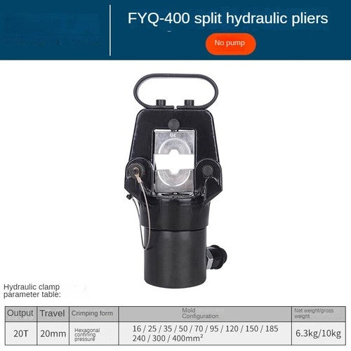 ya 26 7.28.2 Portable Split Hydraulic Clamp CO-400 16-400mm2 Cable Lug Split Crimperi