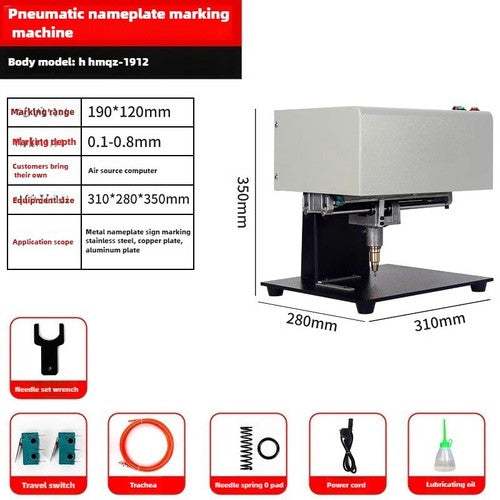 ya 26 8.1 Metal Label Marking Machine Touch S n Electropneumatic Engraving Machinef