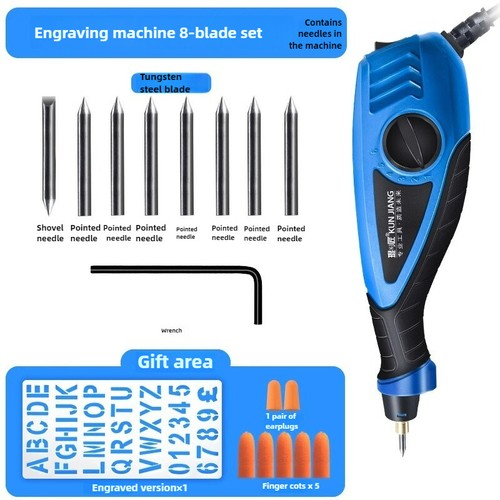 ya 26 7.28.3 Electric Engraving Pen Metal Lettering & Marking Machine Stone Concrete Engraverd