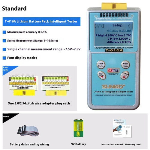 ya 26 7.28.3 Li-tion Battery Voltage Testing 2 String-16 String Tester Electric Vehiclek