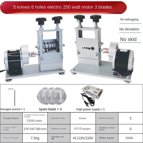 ya 26 7.28.2 Multi-hole Wire Stripping Machine for Alu um and Copper Wires om 1-17mm.d