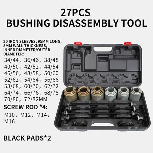 ya 26 8.1 M10/M12/M14/M16 Universal Pull Press Sleeve Kit ings Seal Removal Bushingc