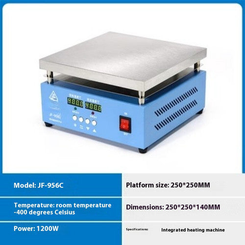 ya 26 8.1 Dual Display Heating Plate LED Bead Welding Table Adjustable Ironing Machinee