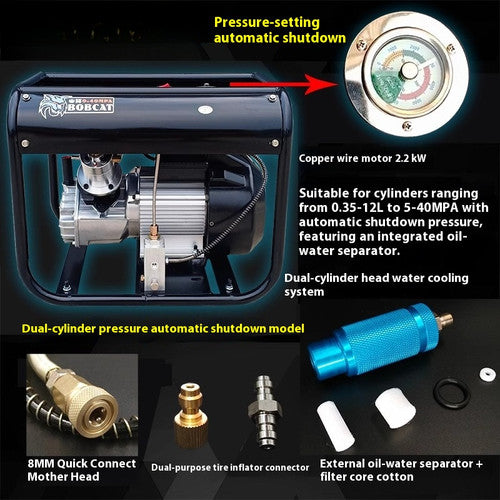 ya 26 8.1 Air Pump Electric High-pressure Air Pump Compressor 30mpa Water Coolingh