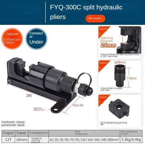 ya 26 7.28.2 Portable Split Hydraulic Clamp CO-400 16-400mm2 Cable Lug Split Crimperf