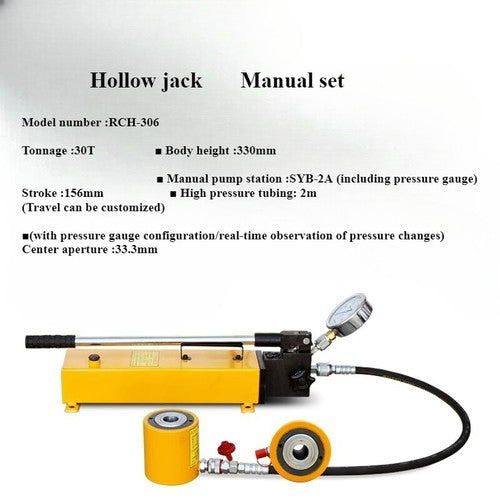 ya 26 7.28.3 Separate Hydraulic Jack Single-acting Hollow Jack Through The Core Manuallyc