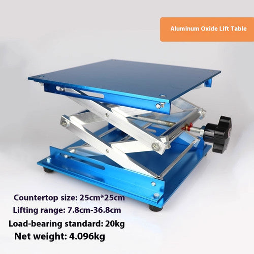 ya 26 7.28.2 Stainless Steel Aluminum Oxide Lift Table Leveler Small Manual Platform Lifterq