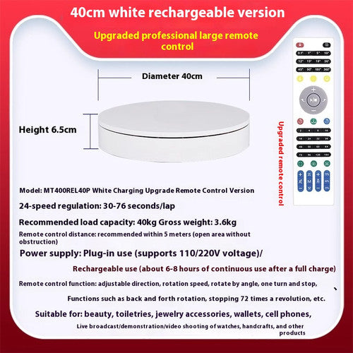 ya-26-7.28-Automatic-Turntable-Display-Table-Remote-Control-Speed-Plug-in-Chargingg