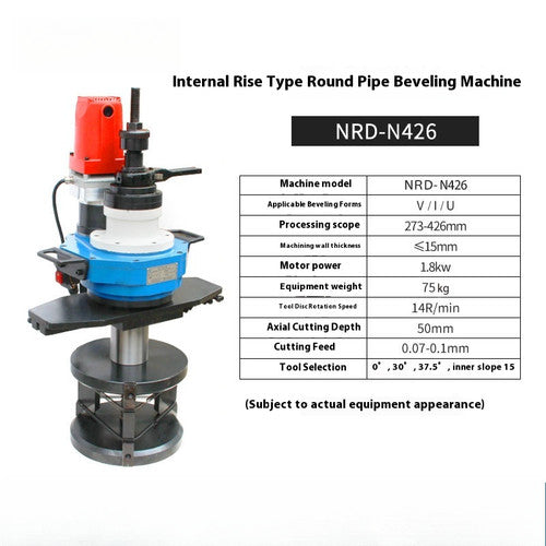 ya 26 8.1 Round Pipe Chamfering Machine Stainless Steel Pipe Edge Milling Machinec