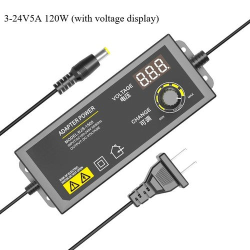 ya-26-7.28-Digital-2.5A-60W-3-24V-Adjustable-DC-Power-Supply-Adapter-Volt-Display-8-Plugsf