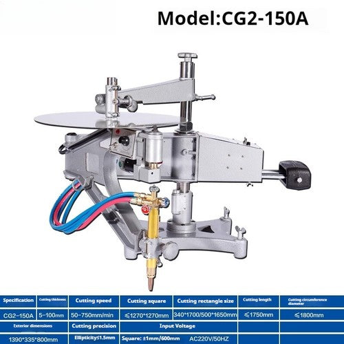 ya 26 7.28.2 CG2-150 Cutting Round Square Flame Metal Imitation Ring Gas Cutting Machinee