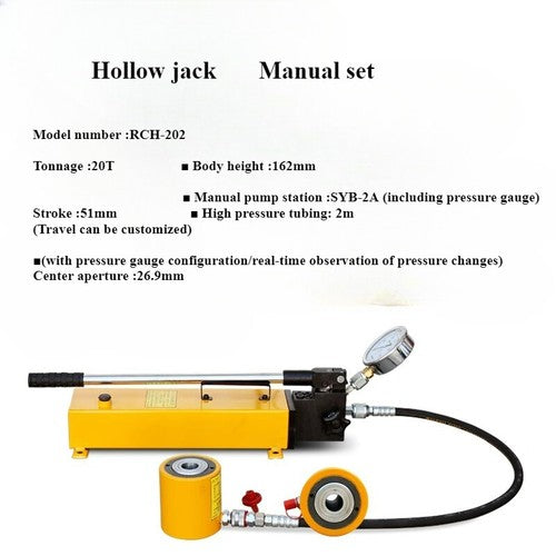 ya 26 7.28.3 Separate Hydraulic Jack Single-acting Hollow Jack Through The Core Manuallyk