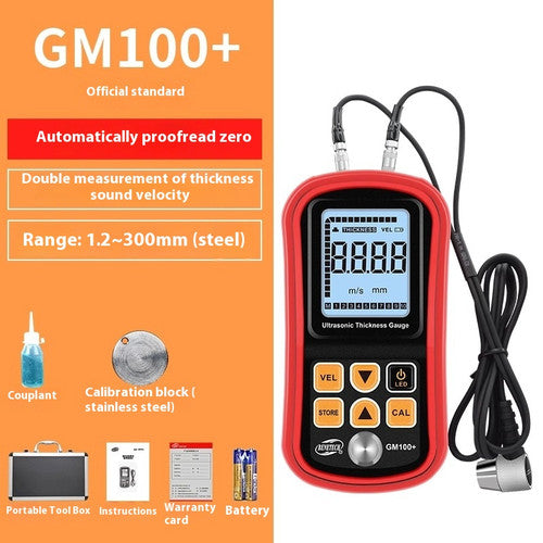 ya 26 8.1 Ultrasonic Thickness Gauge Metal Plastic Ceramic Glass Aluminum Copper Glycerinb