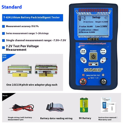 ya 26 7.28.2 Li-tion Battery Voltage Testing 2 String-16 String Tester Electric Vehicleb