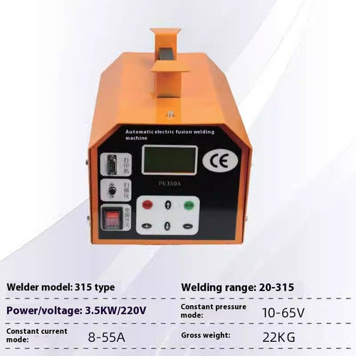 ya 26 7.28.3 PE Electric Fusion Welding Machine PE Pipe Butt Welding Machine Gas Pipelinej