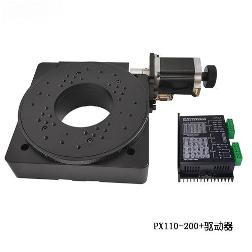 ya 26 7.28.2 High Pision Motorized Rotary Table Indexing Angle Turntable PX110-60k