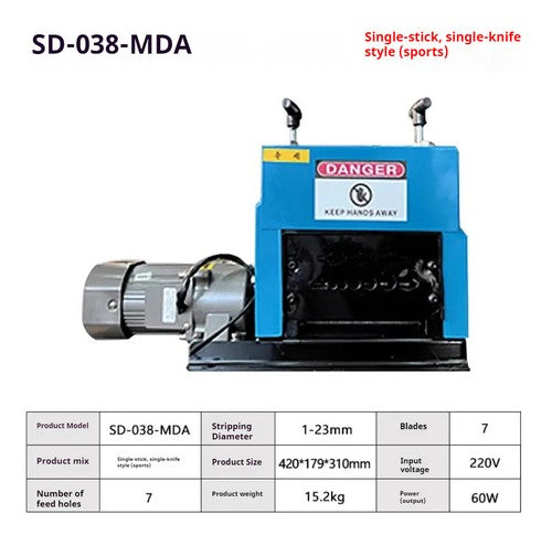 ya 26 8.1 Small Household Automatic Horizontal Fast Plumber Wire Stripping Machineh