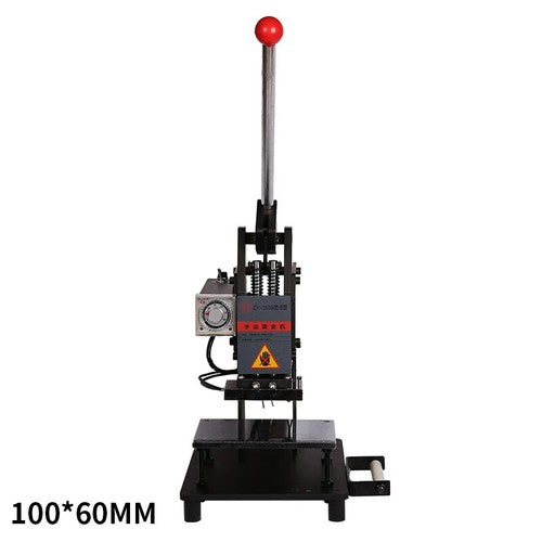 ya 26 7.28.3 Manual Hot Foil Stamping Machine Leather Logo Embossing Machine Bronzingc