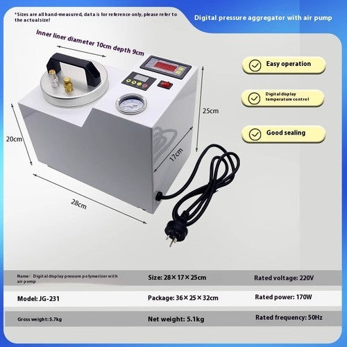 ya 26 7.28.2 Dental Lab Polymerizing Machine Polymerizer Portable Pressure Polymerization Potp