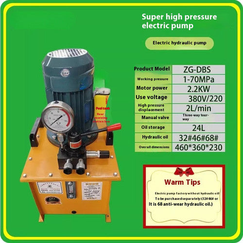 ya 26 7.28.2 Small Ultra-high Pressure Electric Hydraulic Pump Station 220V380V Electric Pumph