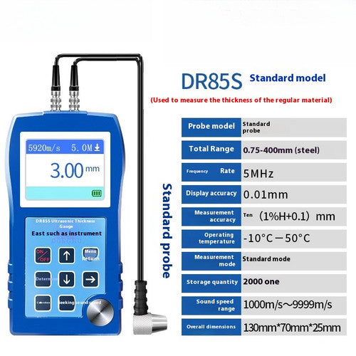 ya 26 7.28.2 Ultrasonic Thickness Gauge Thickness Meter Tester Steel Glass 0.75 to 400mmb