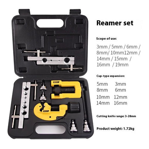 ya 26 8.1 3pcs Set Copper Tube Expander Inch Hole Pipe Cutter Deburring Knife Tubing Toolb