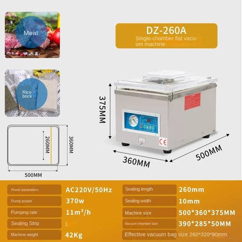 ya 26 8.1 Vacuum Machine Dry and Wet Automatic Food Vacuum Packaging Machinek