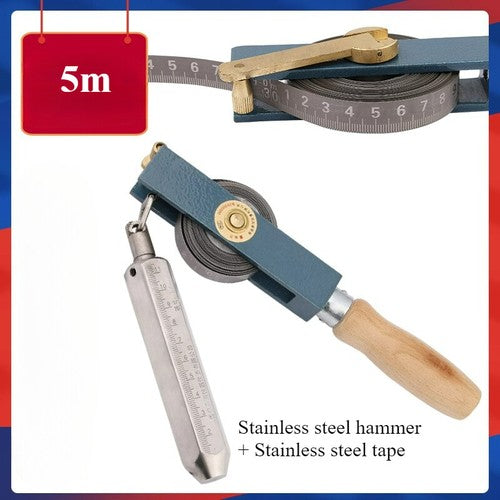 ya 26 7.28.2 Wood Handle Dipstick Oil Sounding Dip5 M 10m Copper Head Carbon Steel Tape{