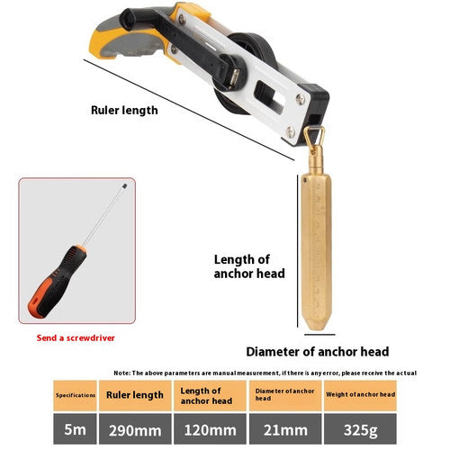 ya 26 7.28.2 Dipstick 5-10-20-30 M Copper Anchor Explosion Proof Hydraulic Tank Depth Gaugei