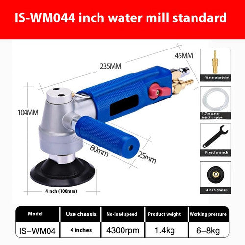ya 26 7.28.2 3 in./4 in. Water-filled Pneumatic Water Grinder Pneumatic Water Grindere
