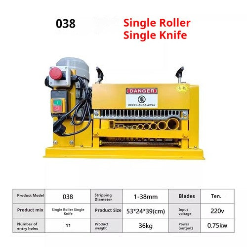 ya 26 8.1 Small Household Automatic Horizontal Fast Plumber Wire Stripping Machinef