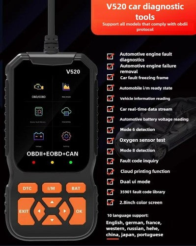 ya 26 8.1 Diagnostic Tool Car Scanner Diagnostic Code Reader for Cars Mainte ncef