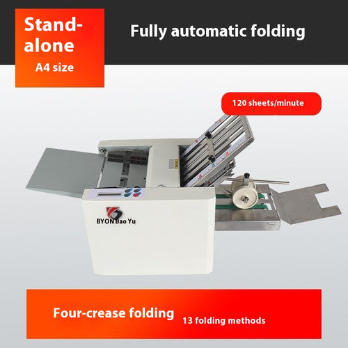 ya 26 8.1 High Speed Automatic Folding MachineAutomatic Feeder A4 Stacking Machineb